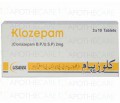 Klozepam Tab 2mg 3x10's