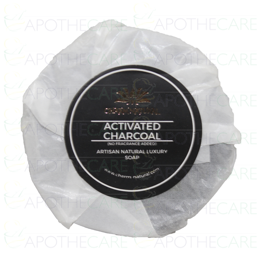 Charm Natural Activated Charcoal Soap 1's