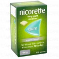 Nicorette Nicotine Gum 4mg Original 105's