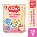 Cerelac Nutripuffs Banana Strawberry 50g